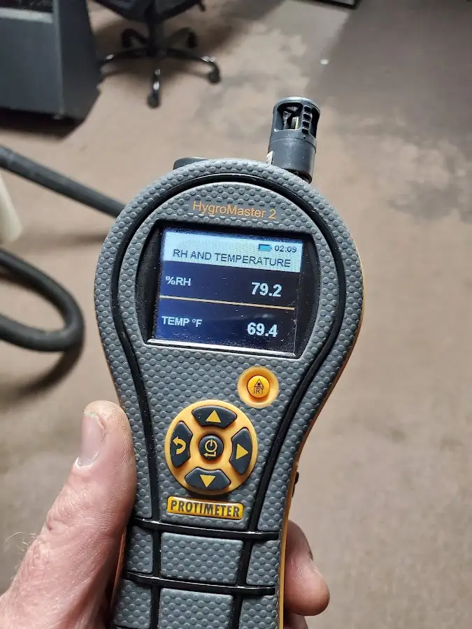 Moisture meter humidity assessment for Fire & Smoke Damage Restoration in Rosemead