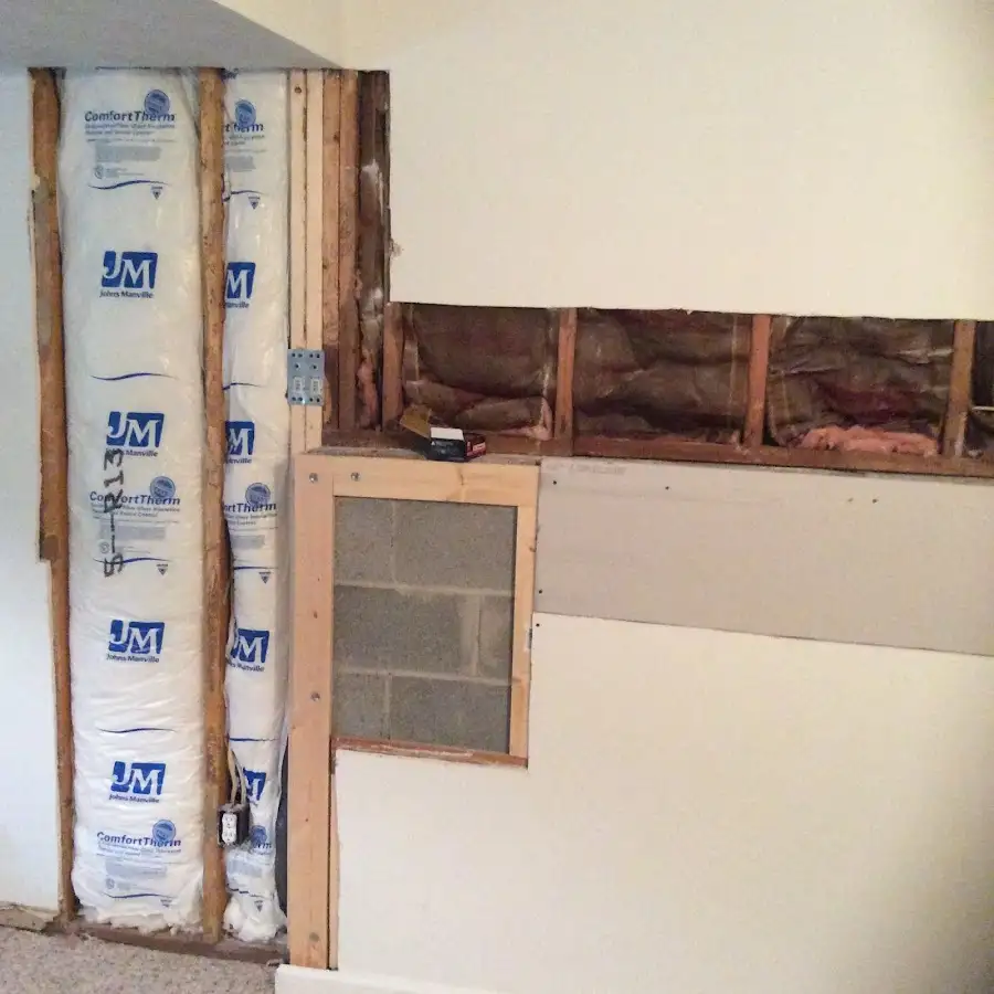 Wall insulation replacement during Odor Removal & Deodorization in Rosemead